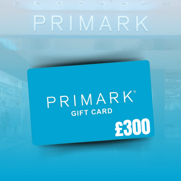 £300 PRIMARK GIFT CARD