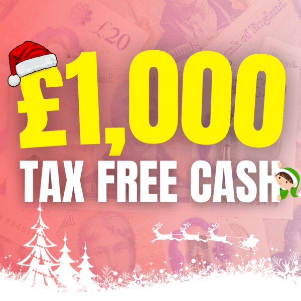 £1,000 TAX FREE CASH