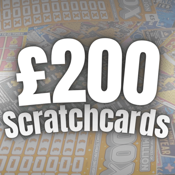 £200 WORTH OF SCRATCHCARDS