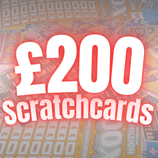 £200 WORTH OF SCRATCHCARDS