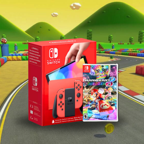 WIN THIS NINTENDO SWITCH OLED MODEL + MARIO KART DELUXE 8!